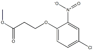 methyl 3-(4-chloro-2-nitrophenoxy)propanoate Struktur
