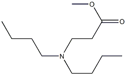 methyl 3-(dibutylamino)propanoate,,结构式