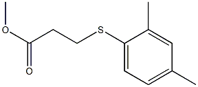  methyl 3-[(2,4-dimethylphenyl)sulfanyl]propanoate