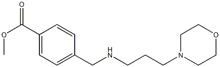 methyl 4-({[3-(morpholin-4-yl)propyl]amino}methyl)benzoate Structure