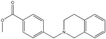 methyl 4-(1,2,3,4-tetrahydroisoquinolin-2-ylmethyl)benzoate 化学構造式
