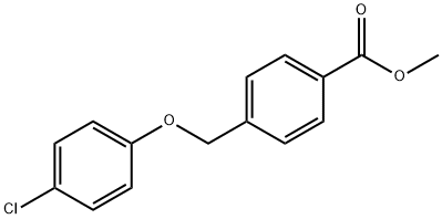 methyl 4-(4-chlorophenoxymethyl)benzoate Structure