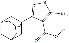 methyl 4-(adamantan-1-yl)-2-aminothiophene-3-carboxylate Structure