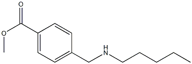 methyl 4-[(pentylamino)methyl]benzoate Struktur