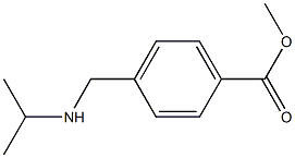 methyl 4-[(propan-2-ylamino)methyl]benzoate 化学構造式