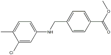  methyl 4-{[(3-chloro-4-methylphenyl)amino]methyl}benzoate
