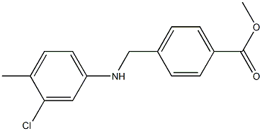 methyl 4-{[(3-chloro-4-methylphenyl)amino]methyl}benzoate