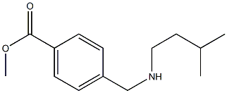 methyl 4-{[(3-methylbutyl)amino]methyl}benzoate Structure