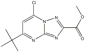 methyl 5-tert-butyl-7-chloro[1,2,4]triazolo[1,5-a]pyrimidine-2-carboxylate