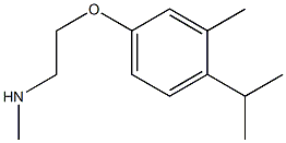  methyl({2-[3-methyl-4-(propan-2-yl)phenoxy]ethyl})amine