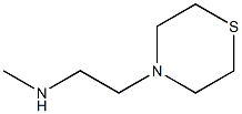 methyl[2-(thiomorpholin-4-yl)ethyl]amine Structure