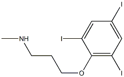  methyl[3-(2,4,6-triiodophenoxy)propyl]amine