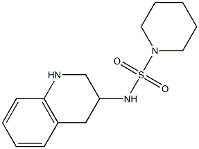 N-(1,2,3,4-tetrahydroquinolin-3-yl)piperidine-1-sulfonamide Struktur