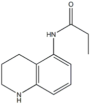 N-(1,2,3,4-tetrahydroquinolin-5-yl)propanamide Structure