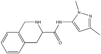 N-(1,3-dimethyl-1H-pyrazol-5-yl)-1,2,3,4-tetrahydroisoquinoline-3-carboxamide