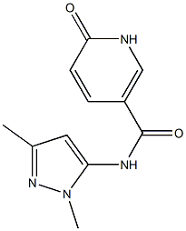  N-(1,3-dimethyl-1H-pyrazol-5-yl)-6-oxo-1,6-dihydropyridine-3-carboxamide