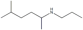 N-(1,4-dimethylpentyl)-N-propylamine,,结构式