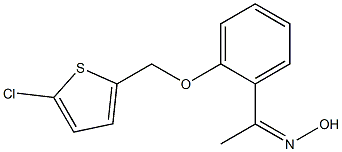 N-(1-{2-[(5-chlorothiophen-2-yl)methoxy]phenyl}ethylidene)hydroxylamine|