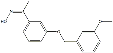 N-(1-{3-[(3-methoxyphenyl)methoxy]phenyl}ethylidene)hydroxylamine Structure