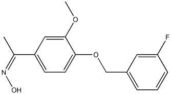 N-(1-{4-[(3-fluorophenyl)methoxy]-3-methoxyphenyl}ethylidene)hydroxylamine