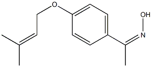 N-(1-{4-[(3-methylbut-2-en-1-yl)oxy]phenyl}ethylidene)hydroxylamine