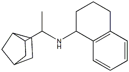 N-(1-{bicyclo[2.2.1]heptan-2-yl}ethyl)-1,2,3,4-tetrahydronaphthalen-1-amine Structure