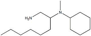 N-(1-aminooctan-2-yl)-N-methylcyclohexanamine Structure