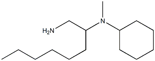 N-(1-aminooctan-2-yl)-N-methylcyclohexanamine Struktur