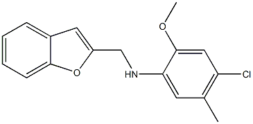 N-(1-benzofuran-2-ylmethyl)-4-chloro-2-methoxy-5-methylaniline|