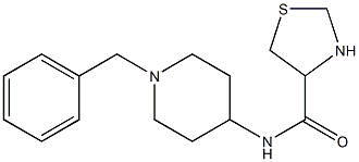 N-(1-benzylpiperidin-4-yl)-1,3-thiazolidine-4-carboxamide Structure