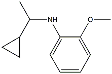 N-(1-cyclopropylethyl)-2-methoxyaniline Structure