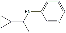 N-(1-cyclopropylethyl)pyridin-3-amine Struktur