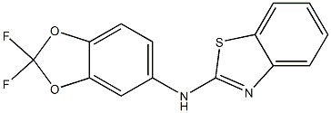 N-(2,2-difluoro-2H-1,3-benzodioxol-5-yl)-1,3-benzothiazol-2-amine Structure