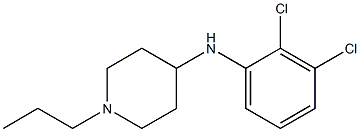 N-(2,3-dichlorophenyl)-1-propylpiperidin-4-amine Structure