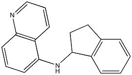 N-(2,3-dihydro-1H-inden-1-yl)quinolin-5-amine Struktur