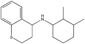 N-(2,3-dimethylcyclohexyl)-3,4-dihydro-2H-1-benzothiopyran-4-amine Struktur