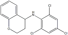 N-(2,4,6-trichlorophenyl)-3,4-dihydro-2H-1-benzopyran-4-amine|