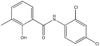 N-(2,4-dichlorophenyl)-2-hydroxy-3-methylbenzamide Structure