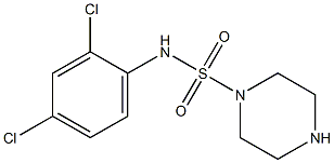 N-(2,4-dichlorophenyl)piperazine-1-sulfonamide,,结构式