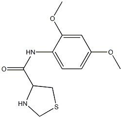  N-(2,4-dimethoxyphenyl)-1,3-thiazolidine-4-carboxamide