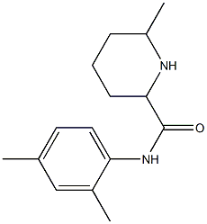 N-(2,4-dimethylphenyl)-6-methylpiperidine-2-carboxamide Struktur
