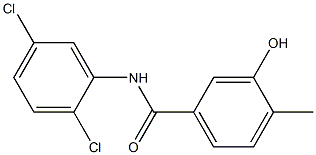 N-(2,5-dichlorophenyl)-3-hydroxy-4-methylbenzamide 结构式