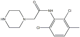 N-(2,6-dichloro-3-methylphenyl)-2-(piperazin-1-yl)acetamide