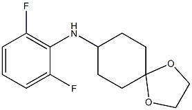 N-(2,6-difluorophenyl)-1,4-dioxaspiro[4.5]decan-8-amine Structure