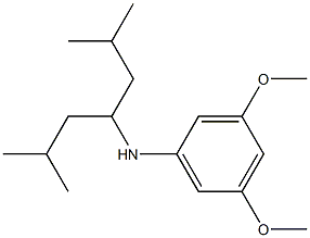 N-(2,6-dimethylheptan-4-yl)-3,5-dimethoxyaniline Structure