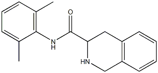 N-(2,6-dimethylphenyl)-1,2,3,4-tetrahydroisoquinoline-3-carboxamide Struktur