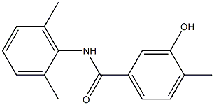 N-(2,6-dimethylphenyl)-3-hydroxy-4-methylbenzamide Struktur