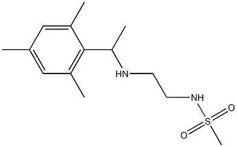 N-(2-{[1-(2,4,6-trimethylphenyl)ethyl]amino}ethyl)methanesulfonamide