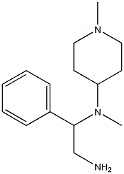 N-(2-amino-1-phenylethyl)-N,1-dimethylpiperidin-4-amine Structure