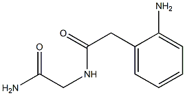 N-(2-amino-2-oxoethyl)-2-(2-aminophenyl)acetamide,,结构式